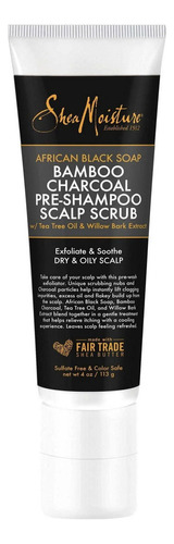  Shea Moisture African Black Soap Bamboo Charcoal Pre Champú