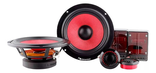 Kit Alto Falantes 2 Vias 6,5 Tweeters E Crossovers Nakamichi