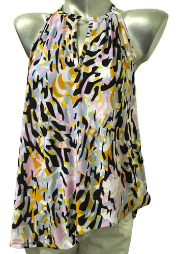 Imagen 2 de 3 de Blusa Remera Musculosa Top Amplia Suelta Seda Fría Sexy