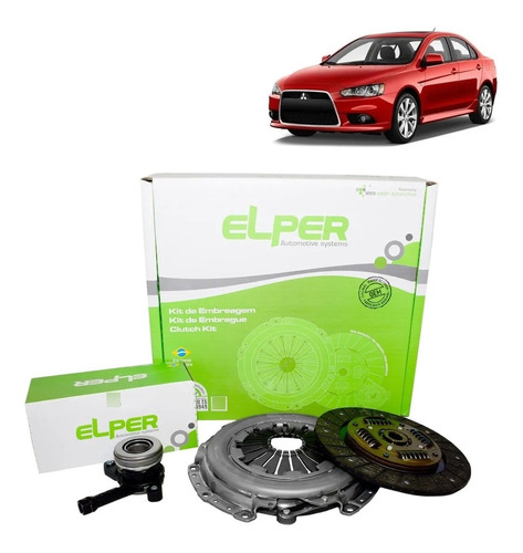 Kit Embreagem Mitsubishi Lancer Asx 2.0 16v C/ Atuador