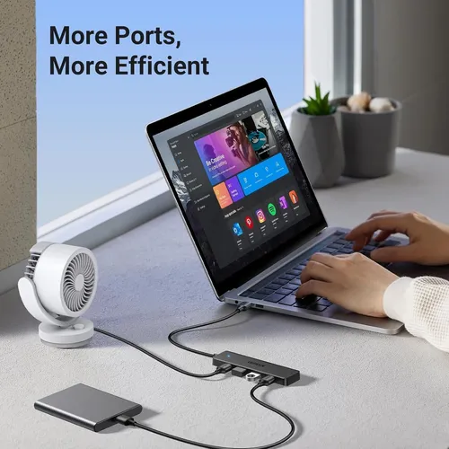 Hub Usb - 4 Port Usb 3.0 - Pc / Mac - Excelente Calidad 1m