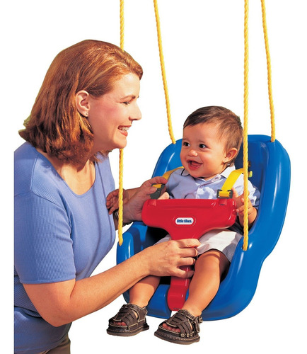 Columpio Azul Little Tikes 2-en-1 Snug 'n Secure 