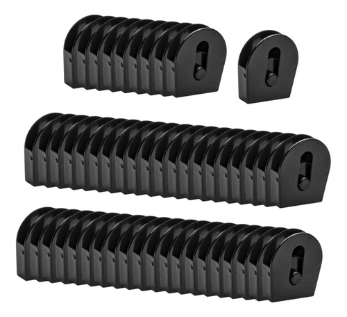 50x Bungee E Collar Cierras Ajustes Correa Medio