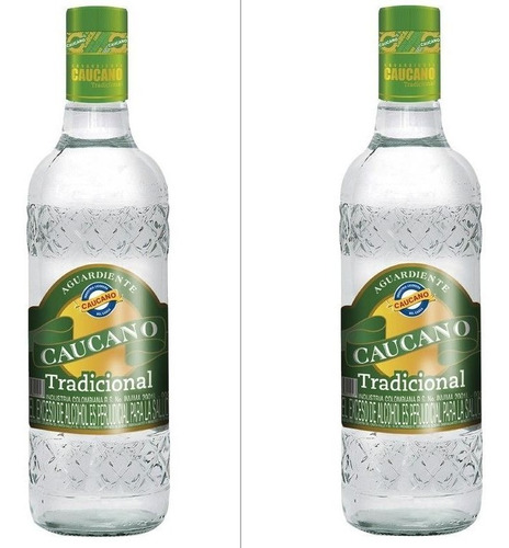 El Mejor Aguardiente Del Mundo 2 Botellas De Litro Caucano 