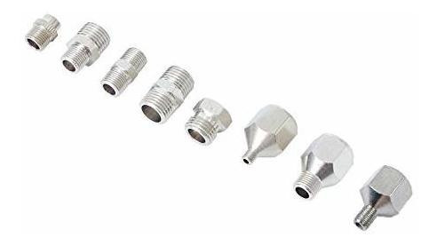 Imagen 3 de 4 de Hubest 8 Piezas Aerógrafo Flexible Adaptador Conector De Mo
