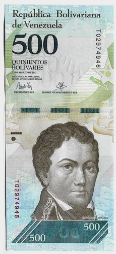 Fk Billete Venezuela 500 Bolivares 2017 Sin Circular