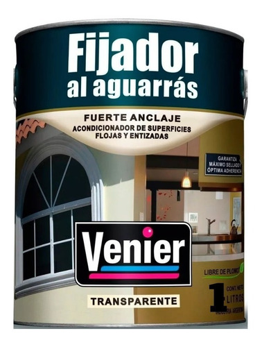 Fijador Al Aguarrás Venier X 1 Litros