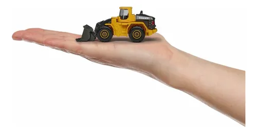 Miniatura Caminhão Articulado Volvo Hauler A60H 1:64 - Amarelo