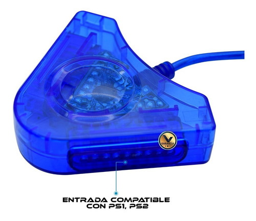 Convertidor Adaptador Compatible 2 Control Ps2/ps1 A Usb Pc