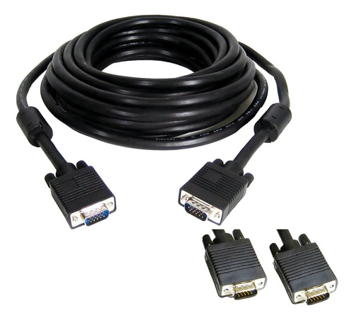 Cabo Projetor Vga (db15) Macho + Vga (db15) Macho - 3 Metros