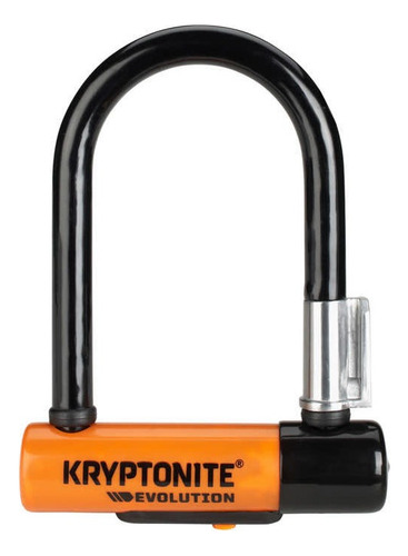 Candado U Traba Bicicleta - Kryptonite Evolution Mini-5 Color Negro