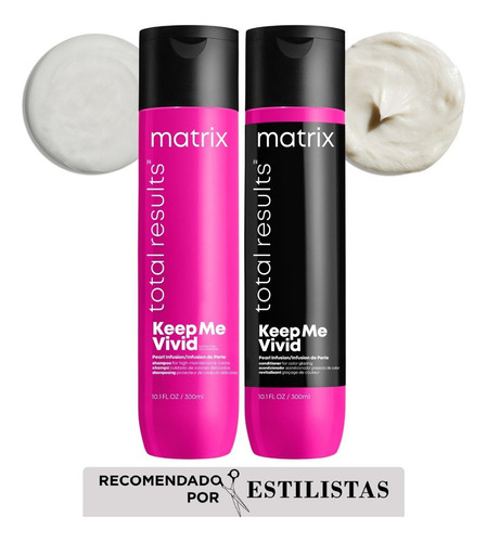 Kit X2 Matrix Cabello Teñido Keep Me Vivid 300ml C/u