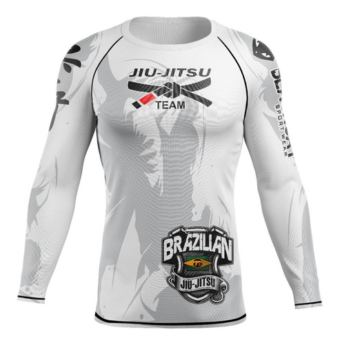 Camisa Rash Guard Jiu-jistu Térmica Segunda Pele Proteção Uv