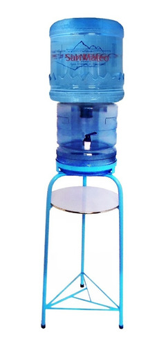Imagen 1 de 2 de Dispensador Transparente + Agua San Mateo 21 Lt + Tripode