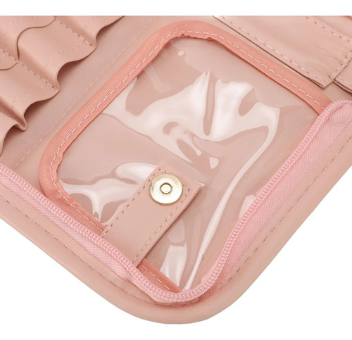 Funda Plegable Para Brochas De Maquillaje, Bolsa Con Soporte