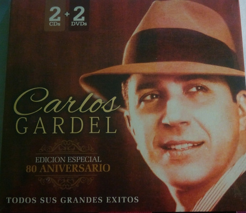 2 Cd's+ 2 Dvd's Carlos Gardel  80 Aniversario 