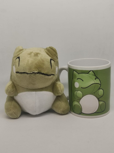 Imagen 2 de 3 de Peluche Pokemon Sustituto Promoción Más Tazón Y Stickers
