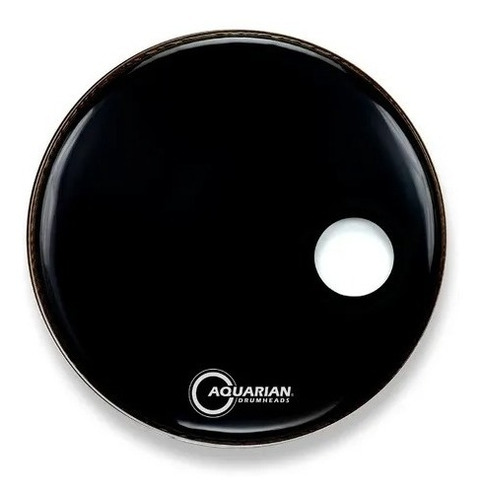 Parche Bombo Resonante Ported Front 20 Aquarian Smptcc20bk