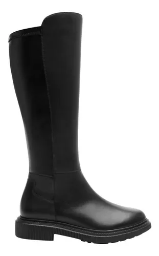 Bota Larga Flexi Casual Para Dama Modelo 121004 Negro