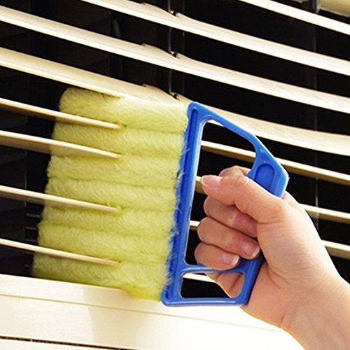 Cepillo Limpia Persianas Removedor De Polvo Microfibra Blue