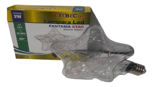 Lámpara Led Decorativa 2w Fantasía Calida Star Tbcin - Stg