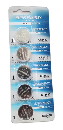 Pila Euroenergy Cr2430 Litio 3v Blister X 5 Un. Watchcenter