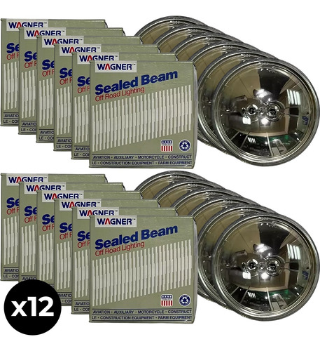 Faros Silvin Pequeño Wagner Usa 4416 Lampara Giratoria 12und