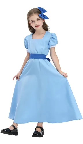 Nspstt Disfraz De Wendy Para Niña, Disfraz De Wendy Darling,