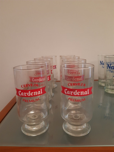 Vasos Con Publicidad De Solera, Cardenal, Pampero Y Otros