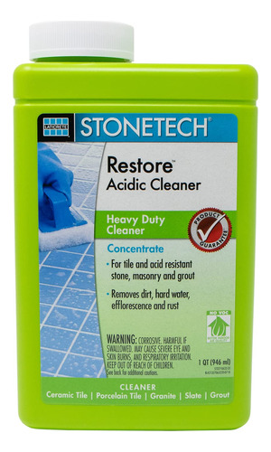 Stonetech Restore Acidic Cleaner Botella 1 Cuarto Galon 32