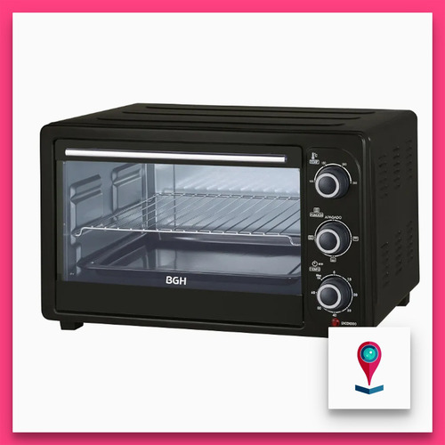 Imagen 3 de 4 de Bgh Bhe40m19 Horno Eléctrico 40 Litros 1500w Conveccion