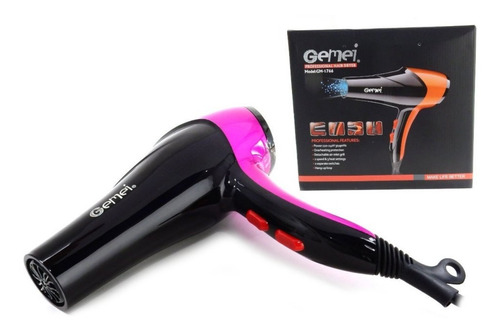 Secador De Pelo Profesional Gemei 2600w- Tvirtual