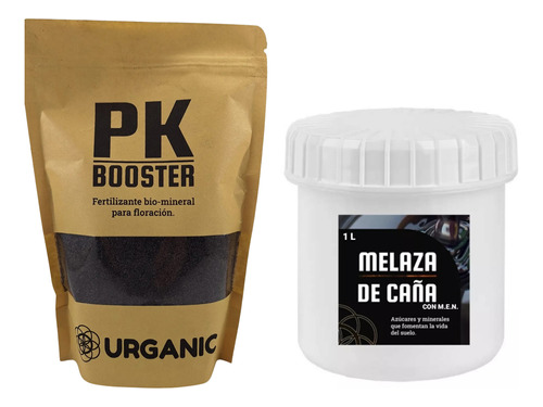 Fertilizante Pk Booster + Melaza Pura Urganic Para Floración