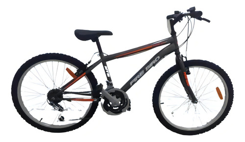 Bicicleta mountain bike infantil Halley BIN19131 R24 color gris