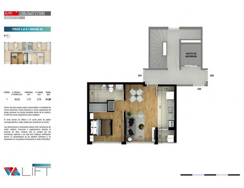 Imagen 20 de 21 de Apartamento En Venta De 2 Dormitorios A Estrenar En Cordón Con Cochera | Piso 6 Al Frente | Con Renta