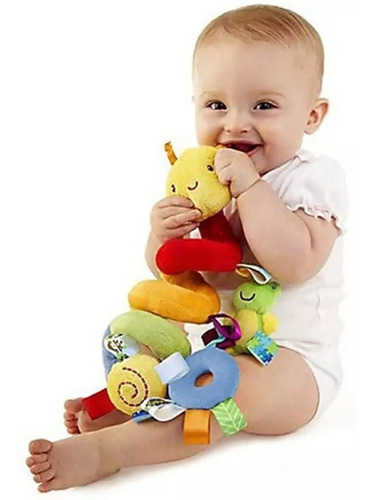 juguetes de actividad para niños Cochecito de juguete en espiral para bebé juguetes educativos para cuna de bebé 