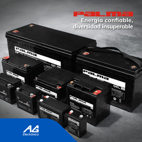 Bateria Recargable 6v/10ah Palma Term. F1 Pm 10-6