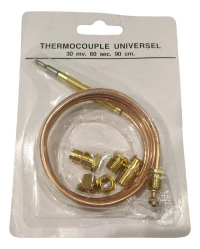 Termocupla Universal Con Adaptadores 90 Cm De Largo