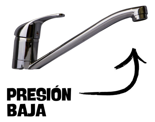 Monomando Grifo Llave Maxims Cocina Fregadero Cromo Tz013