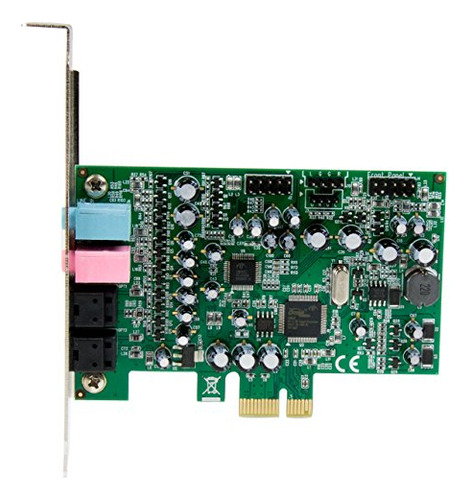 Tarjeta De Sonido Startech.com 7.1 - Pci Express - 24-bit -