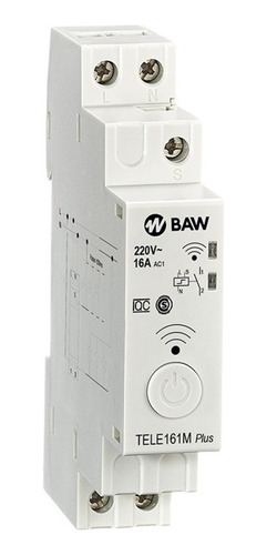 Baw Interruptor Inteligente Smartwifi 16a - Din - 220v