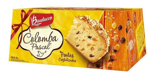 Colomba Pascal Bauducco Frutas Cristalizadas 700g