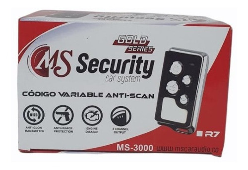 Alarma Para Carro  Magic Sound  Ms 3000