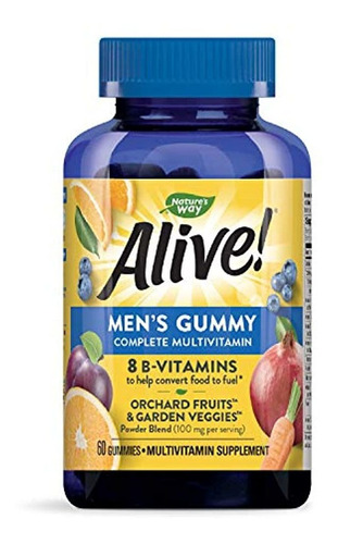 Tabletas Masticables Multivitamínicos Alive, 60 Unidades