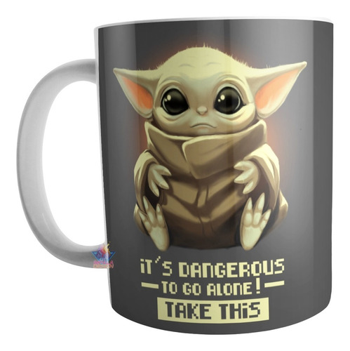 Baby Yoda Taza Ceramica Star Wars Mandalorian Bebe Child M06