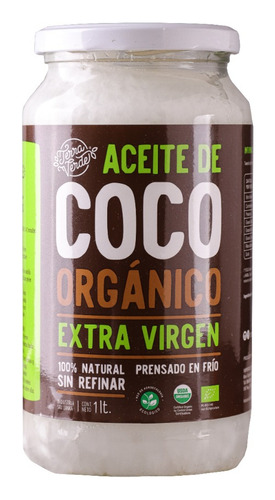 Aceite De Coco Orgánico Terra Verde® 1 Lt | Extra Virgen