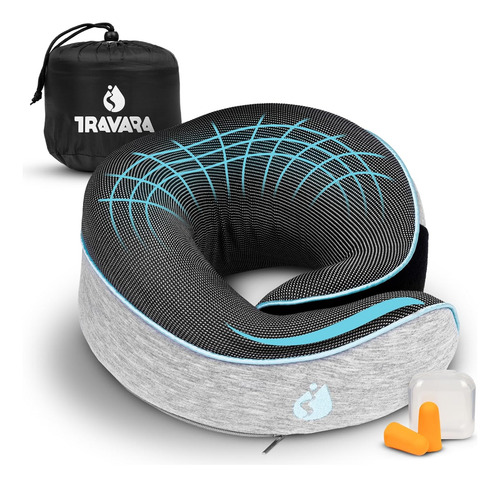Almohada De Cuello Airplane - Soporte 360° Memoria - Viaje R