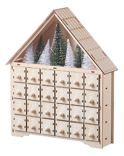 Calendario De Adviento Decoración De 24 Días Para