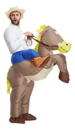 Disfraz Inflable De Toloco Adultos, Disfraz De Vaquero, Disf