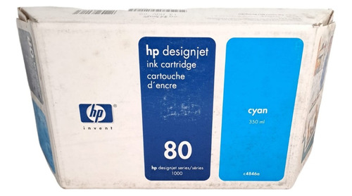 Hp 80 C4846a 350ml Original Designjet 1000 Series Printersup